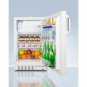 Accucold 19.75" Wide 2.68 Cu. Ft. Built-in Refrigerator-Freezer ADA302RFZ