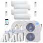 MRCOOL DIY Mini Split - 5 Zone Condenser + 230V (3x) 9K & (1x) 24K BTU Wall Mou