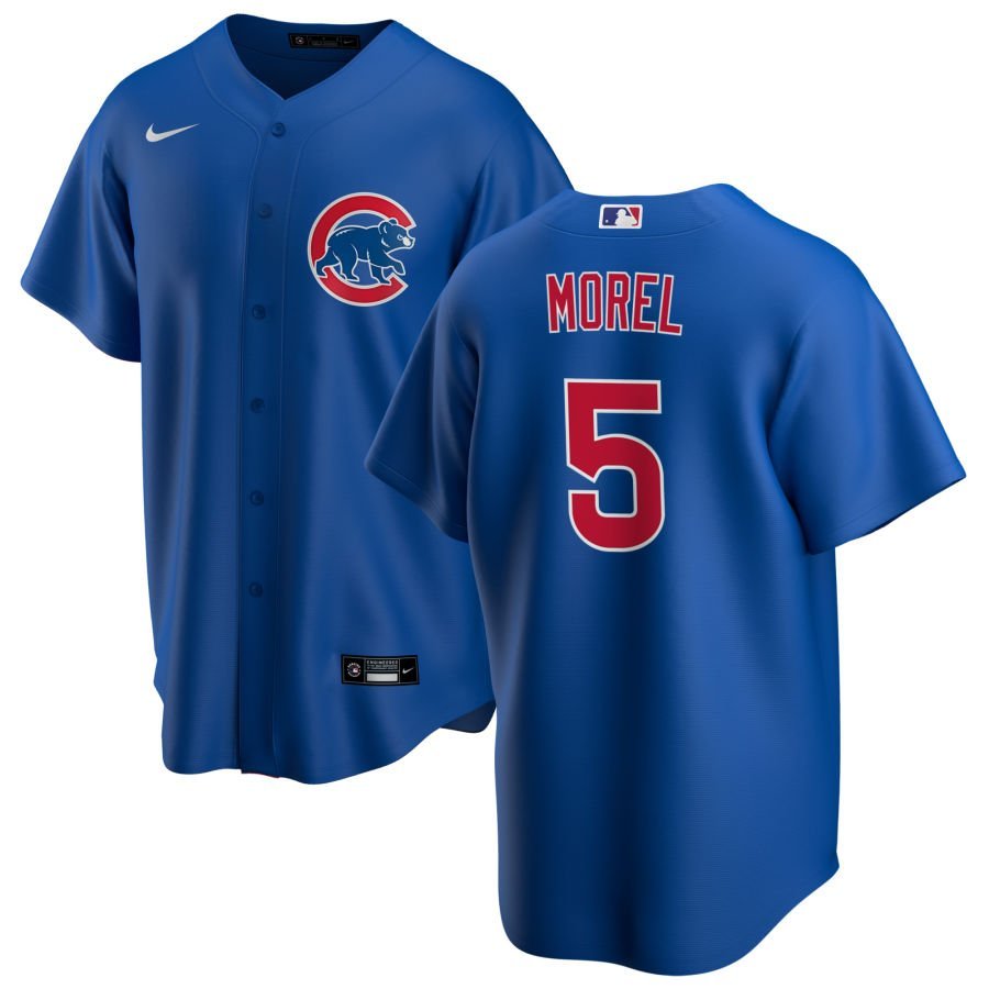 Chicago Cubs 5 Christopher Morel Royal Alternate Jersey
