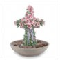 Rose Covered Cross Water Fountian