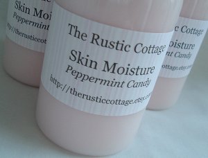 PEPPERMINT CANDY Body Moisture Lotion Shea Butter Grapeseed Oil Avocado Oil Paraben Free