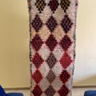 Vintage Moroccan Berber handmade rug 4x7ft