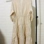 Temperament Casual Mid-Length V-Neck Loose Waist Floral Embroidery Linen Dress For Women