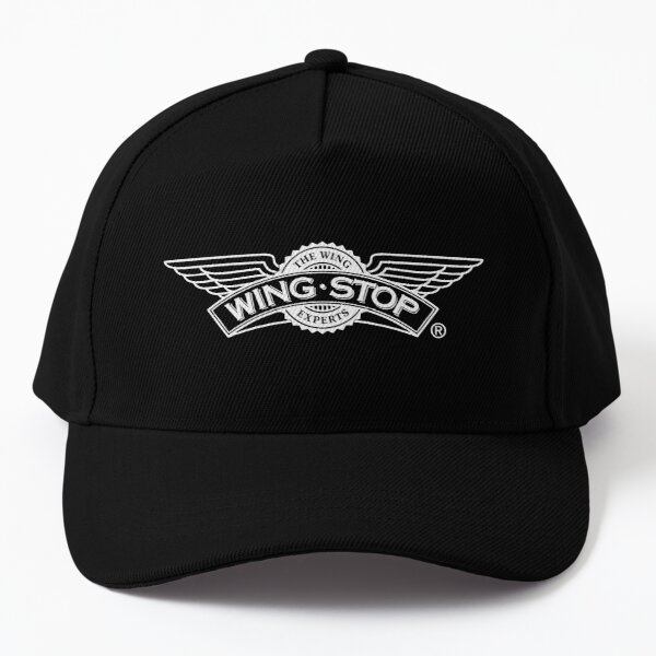 Wingstop Baseball Cap Casquette Hat Black Hip Hop Snapback Mens Women