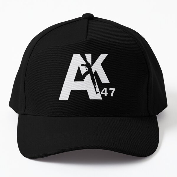 The Ak 47 Kalashnikov Rifle Baseball Cap Hat Mens Casquette Black Snapback