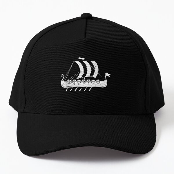 Viking Long Ship Drakkar Scandinavia Ice Baseball Cap Hat Casquette ...