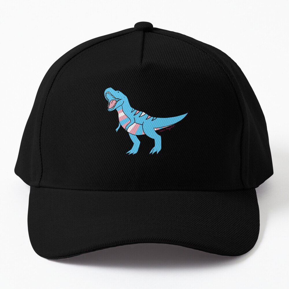 Transgender Pride Trex (blue) Baseball Cap Unisex Hat Casquette Snapback