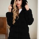 Women's Quilted Hooded Jacket - Cozy Padded Zip-Up Coat