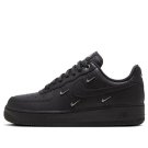 Air Force 1 Low Black Silver Mini Swoosh HQ1180-001
