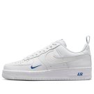 Air Force 1 Low Cut Out Reflective Swoosh White Blue Fb8971 100