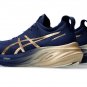 Men Women Asics Gel-Nimbus 26 Sneakers Navy Silver Gold 1011B946-400