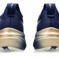 Men Women Asics Gel-Nimbus 26 Sneakers Navy Silver Gold 1011B946-400