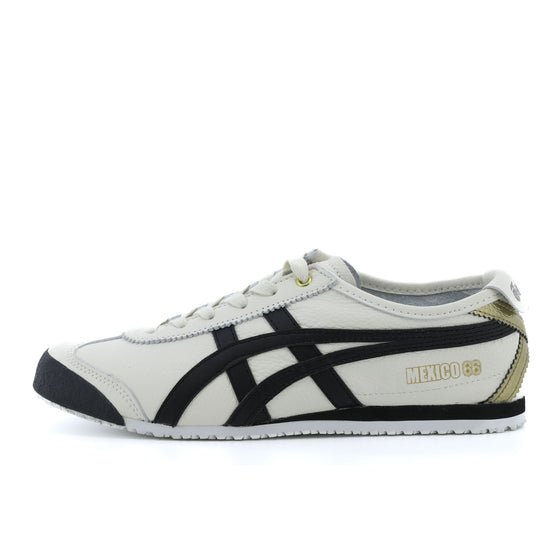 Men Women Asics Onitsuka Tiger Mexico 66 Cream Black 1183B493-100