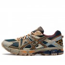 Men Women Asics Gel-Kahana 8 Dark Blue Brown 1011B109-024