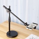 Overhead Tripod | Tabletop Stand Tripods with Mobile Phone Holder and Ring Light
