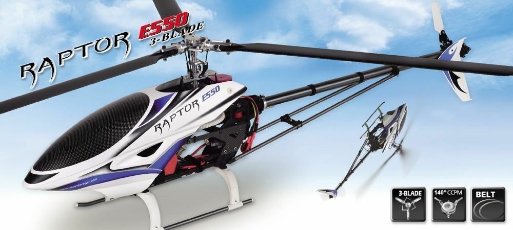 THUNDER TIGER RAPTOR E550 FBL