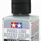 tamiya 87189 Panel Line Accent Color - Light Gray