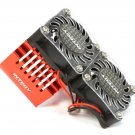 integy c23137red Motor Heatsink with twin cooling fan 750 for Summit red