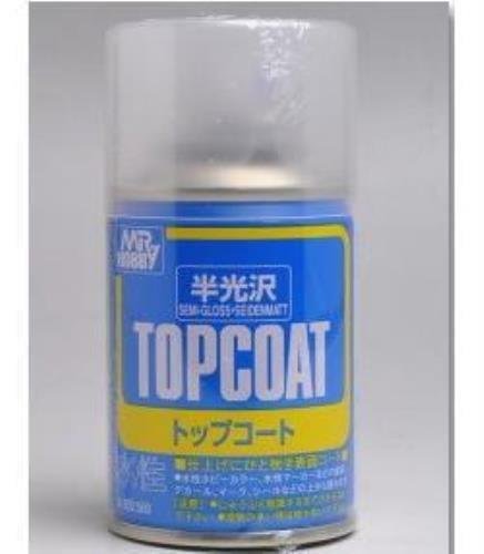 GNZ-B502: B502 Mr. Top Coat Semi-Gloss Spray