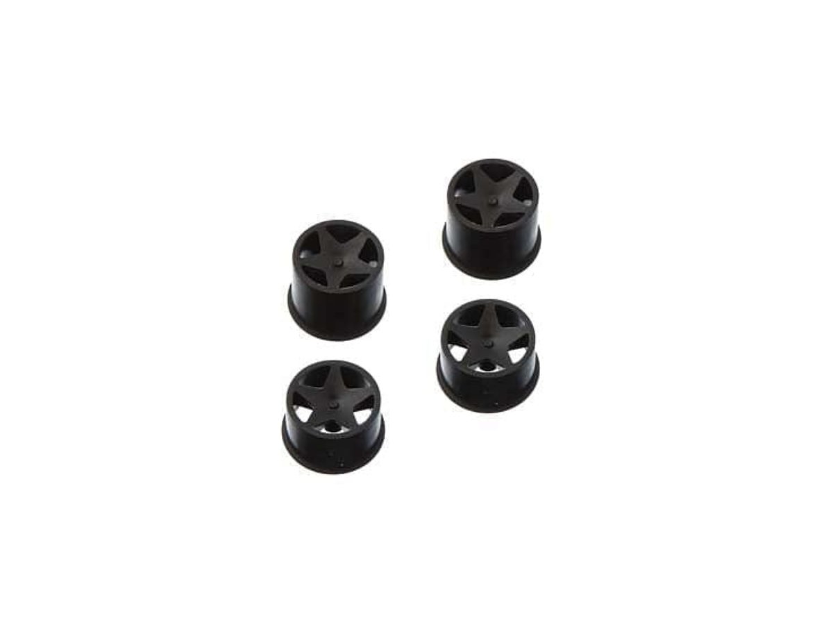 HPI 114276 Super Star Wheel Set Black (4) for mini Baja Q32 Buggy