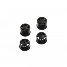 HPI 114276 Super Star Wheel Set Black (4) for mini Baja Q32 Buggy