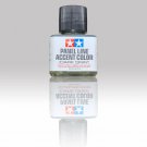 TAMIYA 87199 Panel Line Accent Color, Dark Gray