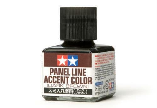 TAMIYA 87140 Panel Line Accent Color - Dark Brown
