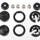 TRAXXAS 7468 - Caps and spring retainers, GTR long/xx-long shock (upper cap (2)/