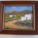 Framed Southwest Landscape Oil Painting Signed By Artist