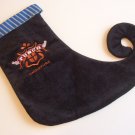 Punch Signature Black Felt Christmas Stocking