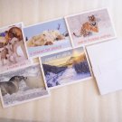 Five IFAW Holiday Greeting Cards With Envelopes