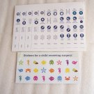 Mercy Ships Aquatic and Health Care Calendar Stickers.