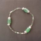 light green beaded bracelet