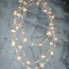 double strand  Ivory shell necklace