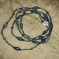 dark green marble double strand necklace