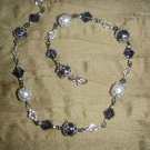 pearl with diamond necklace