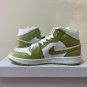 Mens Wmns Air Jordan 1 Mid SE &acirc;��Green Python&acirc;�� DV2959-113