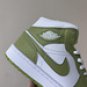 Mens Wmns Air Jordan 1 Mid SE &acirc;��Green Python&acirc;�� DV2959-113