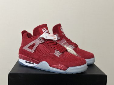 Jordan 4 Retro Oklahoma Sooners PE Basketball ShoesAJ4-904282