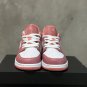 Women Air Jordan 1 Low Desert Berry Coral Chalk 553560-616 Gs Shoes
