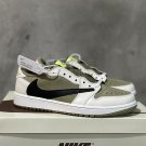 Men's Sneakers Air Jordan 1 x Travis Scott TS Barb Low Top Basketball Shoe FZ3124-200