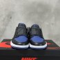 Men's Sneakers Air Jordan 1 Retro Low Black Blue Low Top Basketball Shoes CZ0775-041