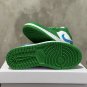 Men's And Women's Models Air Jordan 1 Low Shoes Lucky Green Aquatone Blue DC0774-304