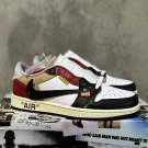 Men's Sneakers Air Jordan 1 X Off-white Low Top Basketball Shoes Cz0790-107