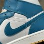Men's Sneakers Air Jordan 1 Mid Aquatone/Celestial Gold-White DQ8426-400