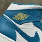Men's Sneakers Air Jordan 1 Mid Aquatone/Celestial Gold-White DQ8426-400