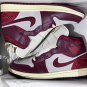 Men's And Women's Models Air Jordan 1 Mid SE Shoes Tiki Leaf Red Sail DZ2820-601
