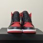Men's Sneakers Air Jordan 1 Mid "alternate Bred' Black And Red Retro Basketball Shoes DQ8426-060
