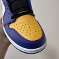 Men's Sneakers Air Jordan 1 Mid &acirc;��Lakers&acirc;�� Dark Concord/Taxi-DQ8426-517