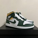 Men's Sneakers Air Jordan 1 Mid 'SONICS' 2021 Vintage Basketball Shoes 554724-371